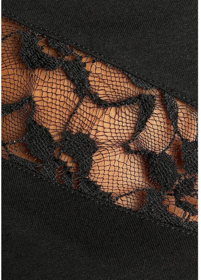 Laura Scott Shirt met ronde hals aangesneden korte mouwen figuurvolgende pasvorm - Foto 2