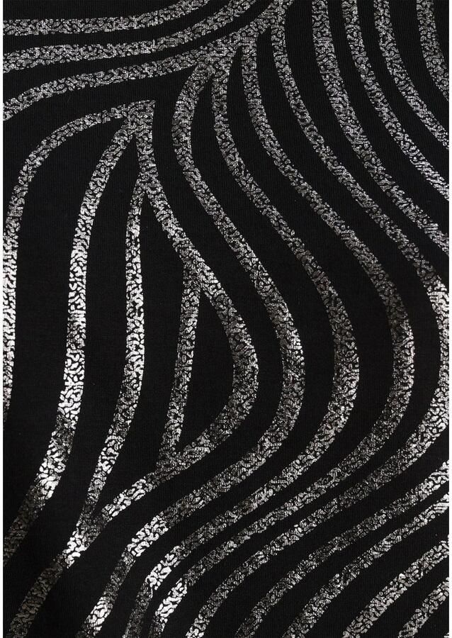 Laura Scott Shirt met ronde hals Korte mouwen figuurvolgend van elastische single jersey - Foto 2