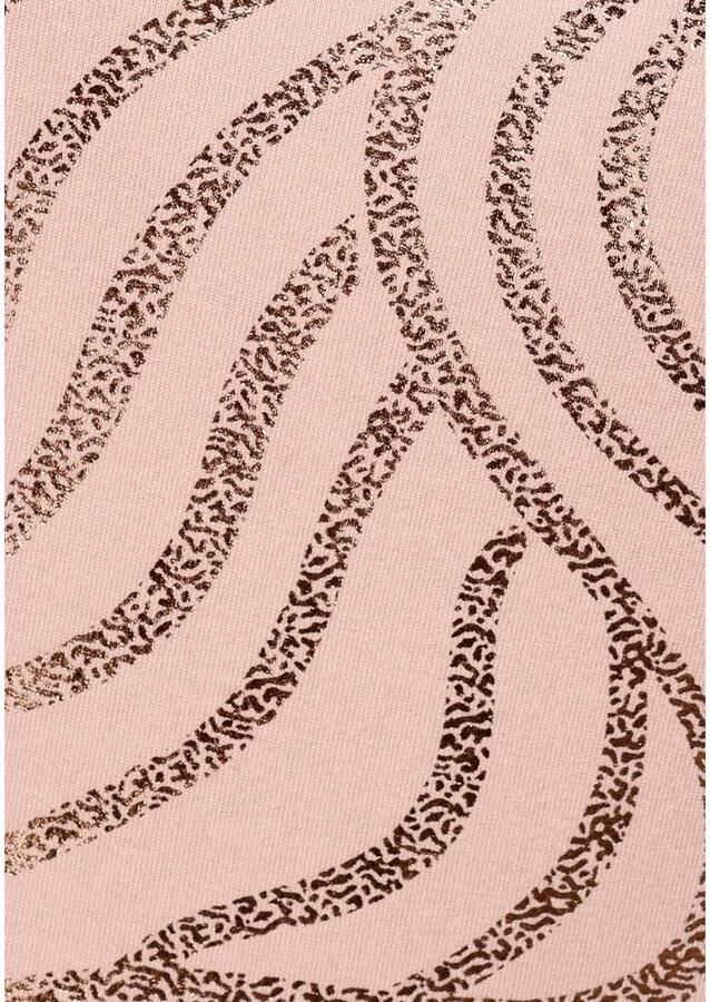 Laura Scott Shirt met ronde hals Korte mouwen figuurvolgend van elastische single jersey - Foto 2