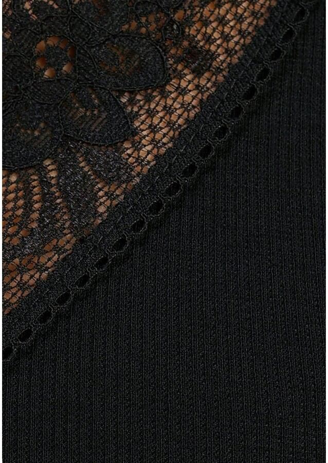 Laura Scott Shirt met V-hals korte mouwen zeer figuurvolgende pasvorm elastisch materiaal - Foto 2