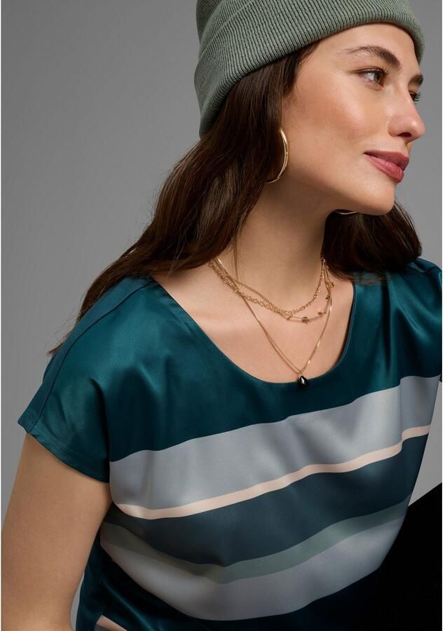 Laura Scott Shirtblouse in modieus streepdesign nieuwe kleuren - Foto 3