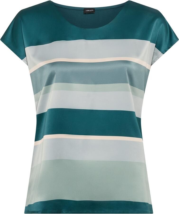 Laura Scott Shirtblouse in modieus streepdesign nieuwe kleuren