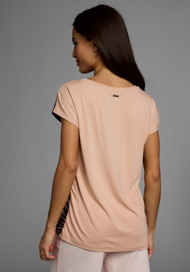 Laura Scott Shirtblouse in modieuze materialenmix nieuwe kleuren - Foto 4