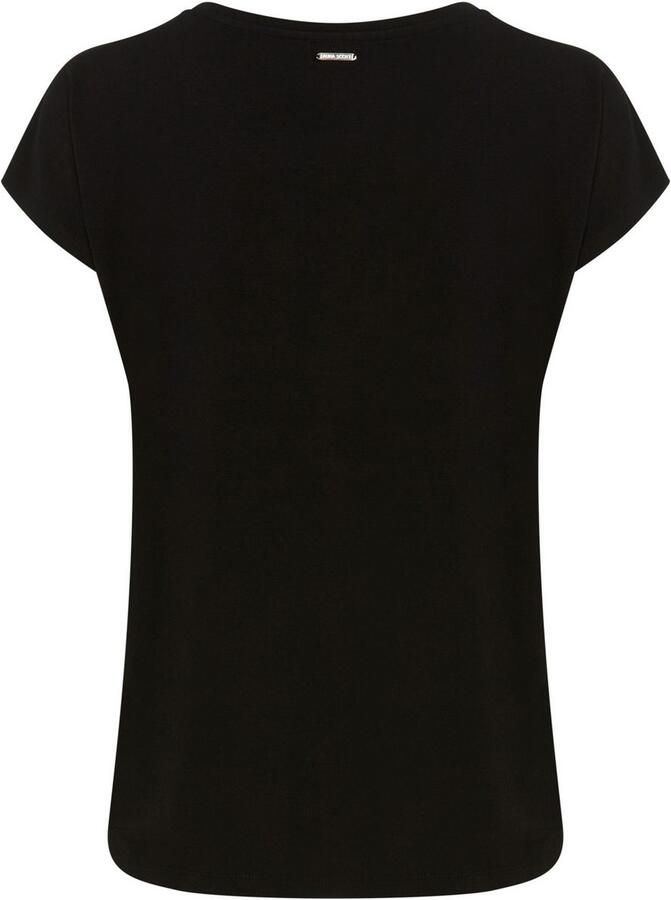 Laura Scott Shirtblouse in modieuze materialenmix nieuwe kleuren