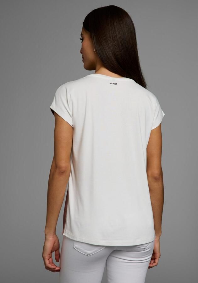 Laura Scott Shirtblouse in shirt-look met subtiel grafisch design - Foto 4