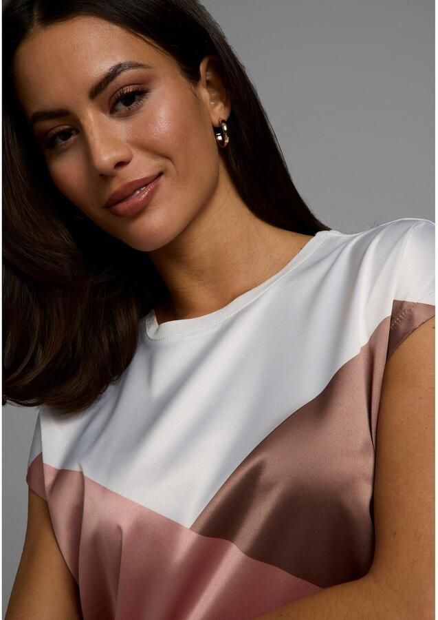 Laura Scott Shirtblouse in shirt-look met subtiel grafisch design - Foto 3