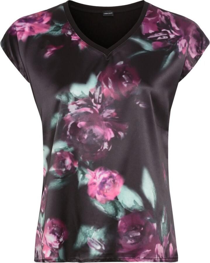 Laura Scott Shirtblouse met bloemenprint