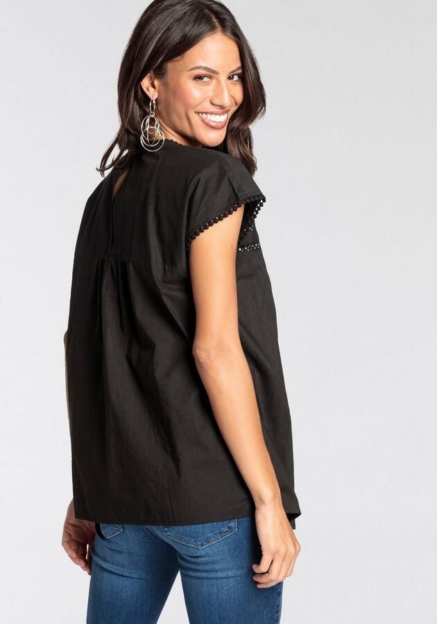 Laura Scott Shirtblouse met boho-details - Foto 4