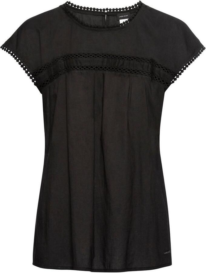 Laura Scott Shirtblouse met boho-details