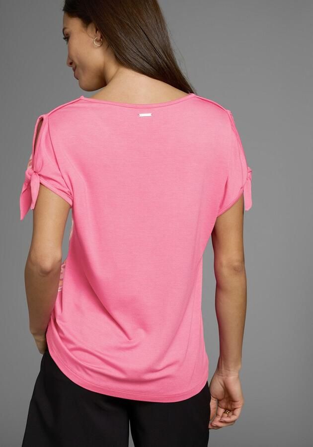 Laura Scott Shirtblouse met luipaardprint & strikband - Foto 4