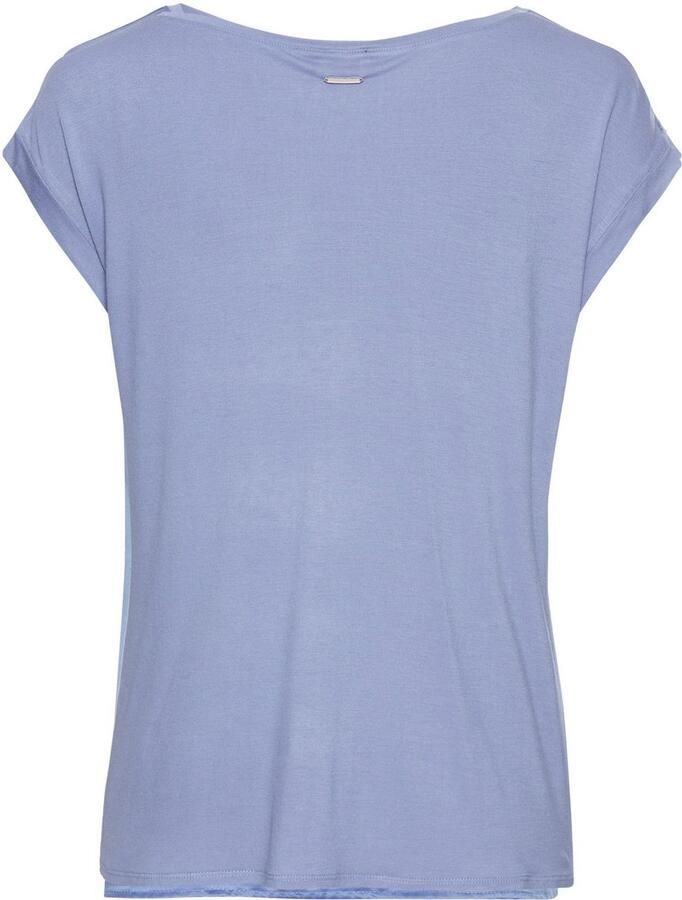 Laura Scott Shirtblouse met meshdeel