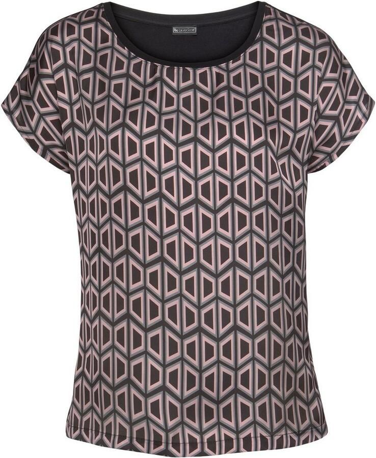 Laura Scott Shirtblouse van glanzend satijn