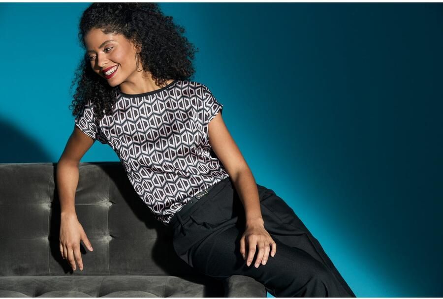 Laura Scott Shirtblouse van glanzend satijn - Foto 10