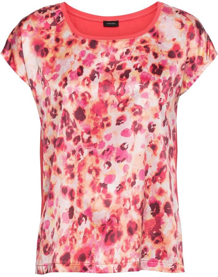 Laura Scott Shirtblouse van glanzend satijn