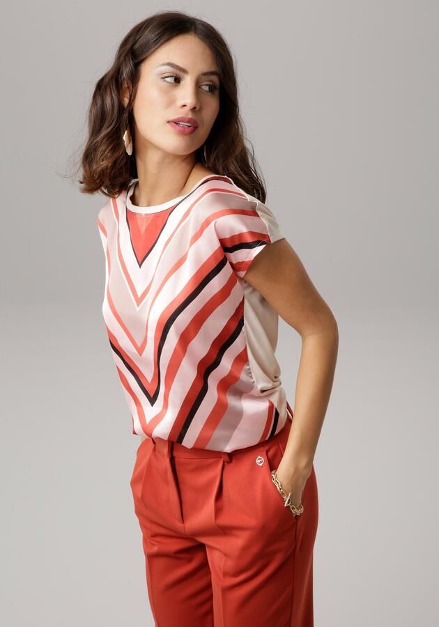Laura Scott Shirtblouse van glanzend satijn - Foto 9