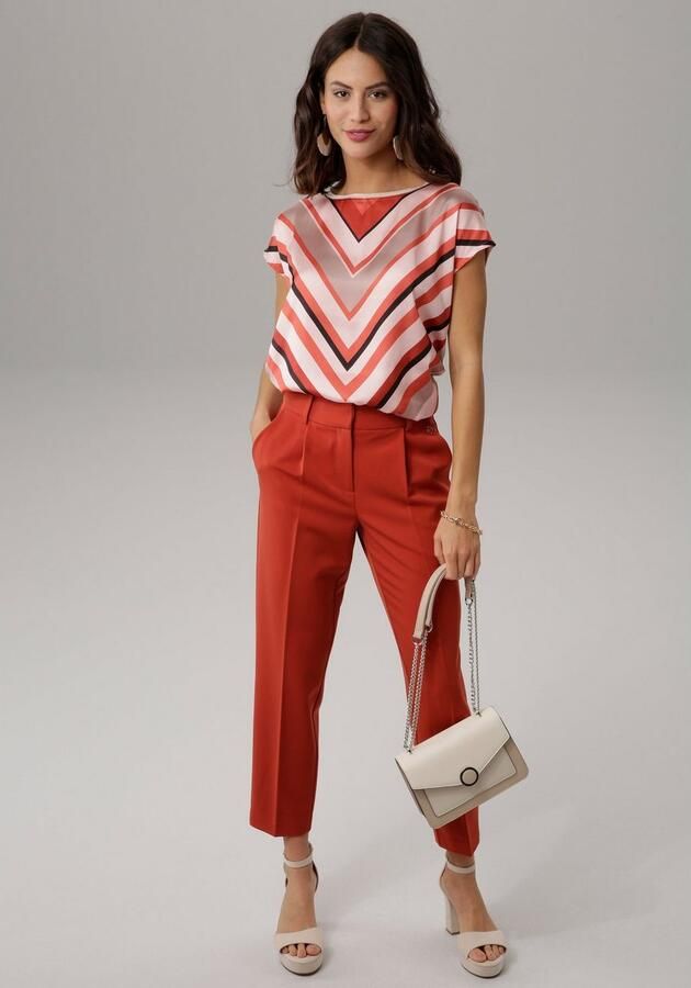 Laura Scott Shirtblouse van glanzend satijn - Foto 7