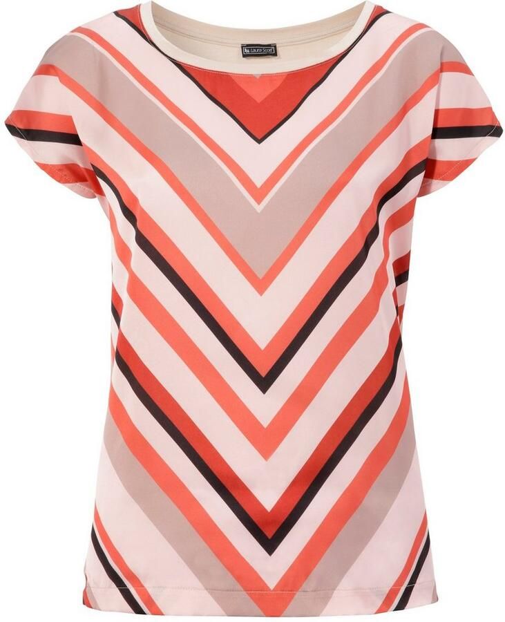 Laura Scott Shirtblouse van glanzend satijn