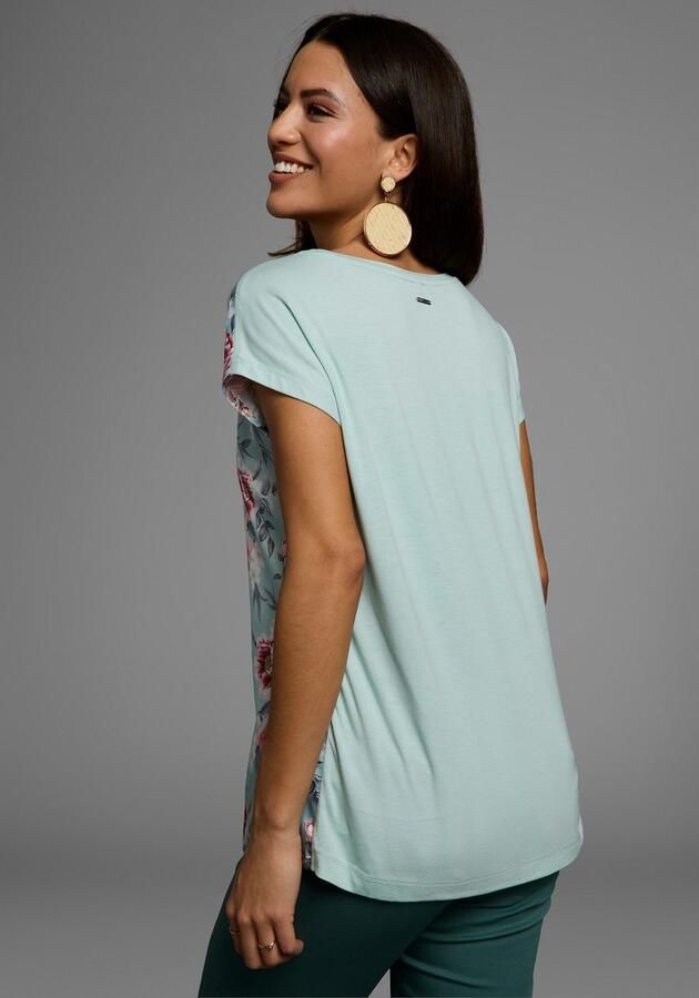 Laura Scott Shirtblouse van glanzend satijn - Foto 4
