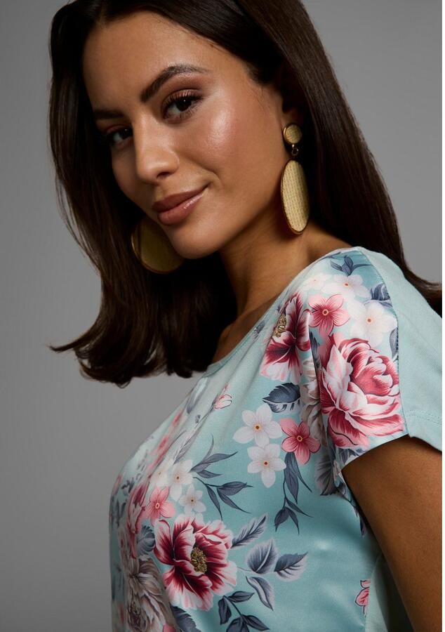 Laura Scott Shirtblouse van glanzend satijn - Foto 2