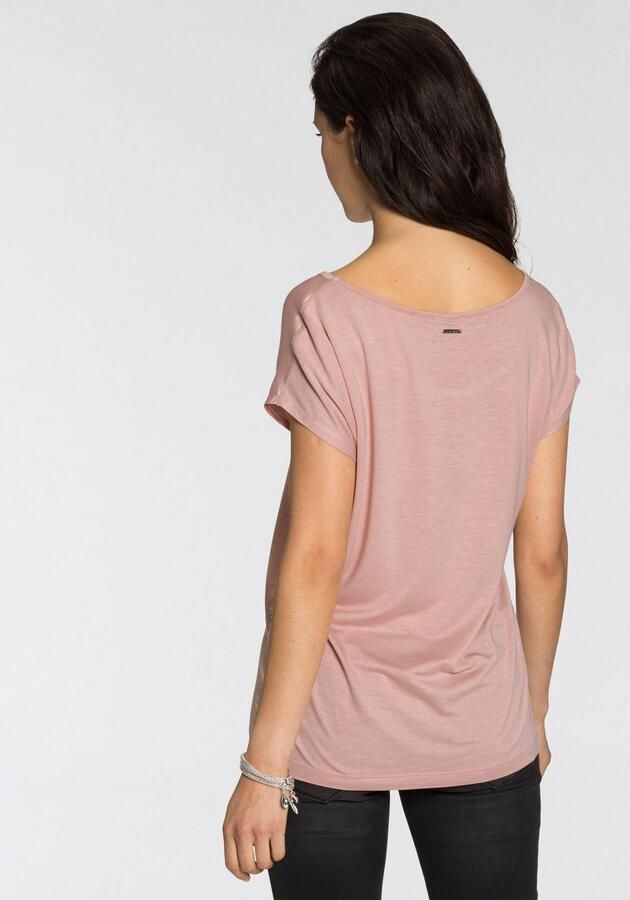 Laura Scott Shirtblouse van satijn en jersey - Foto 4