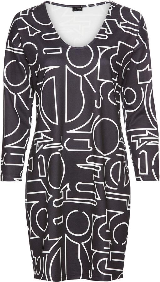 Laura Scott Shirtjurk met moderne print all-over - Foto 4
