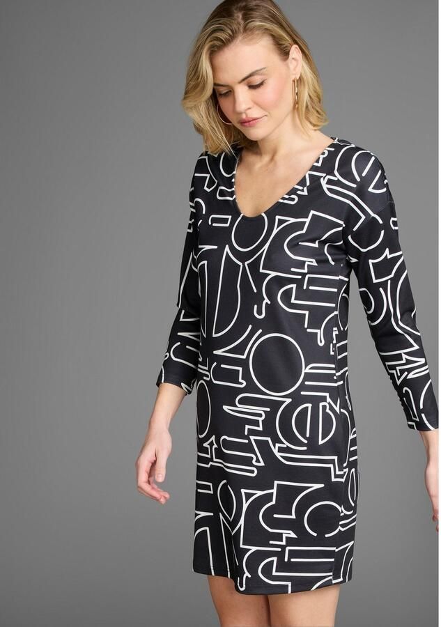 Laura Scott Shirtjurk met moderne print all-over