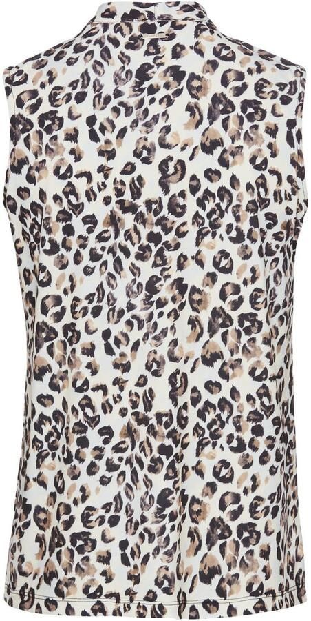 Laura Scott Shirttop in luipaard-look met brede strikband - Foto 6