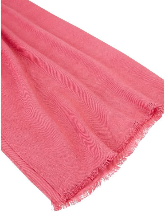 Laura Scott Sjaal-doek met fijne franjes nieuwe kleur champagne