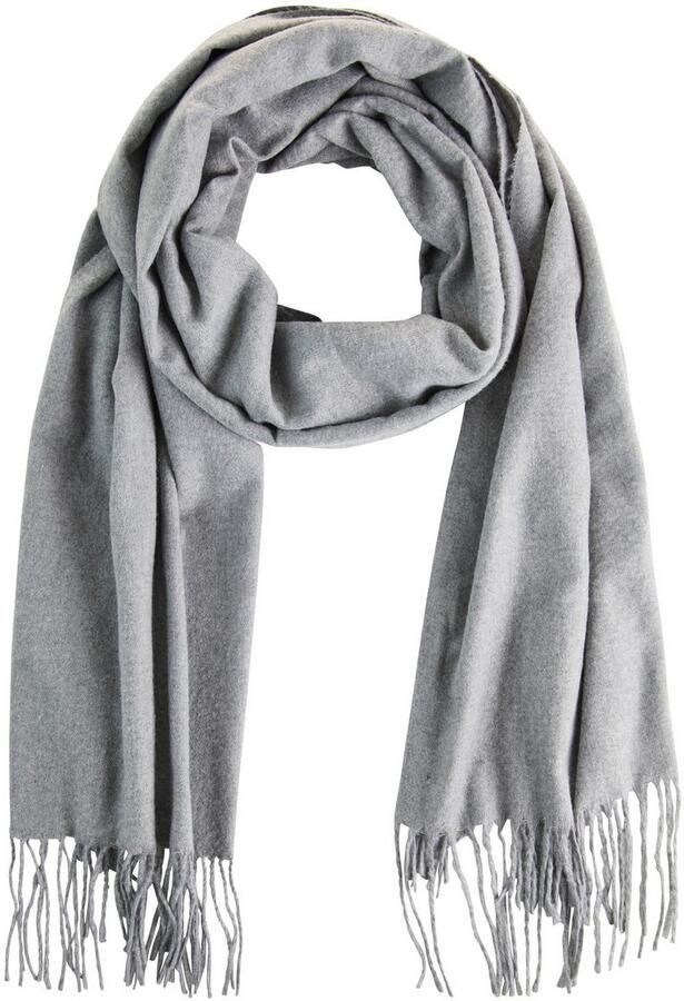 Laura Scott Sjaal met modieuze franjes in klassieke effen kleuren nieuw - Foto 3