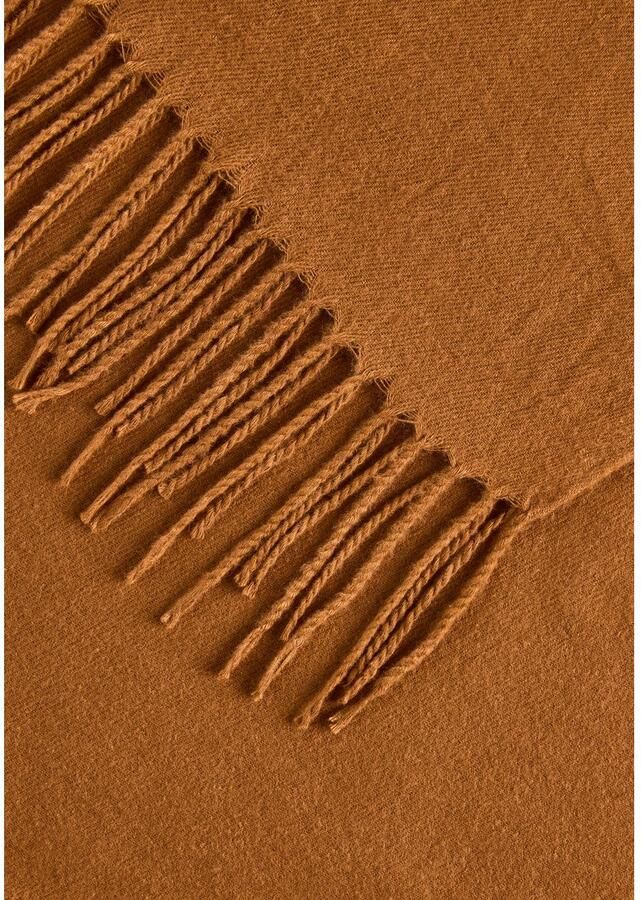 Laura Scott Sjaal met modieuze franjes in klassieke effen kleuren nieuw - Foto 2