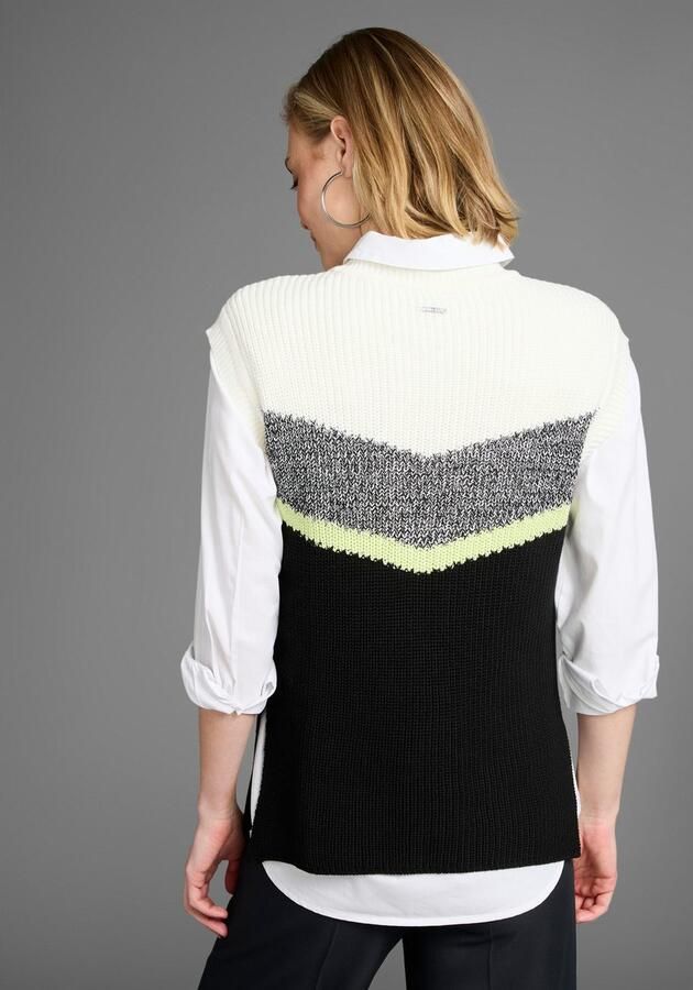 Laura Scott Slip-over met meerkleurig streepdessin - Foto 2