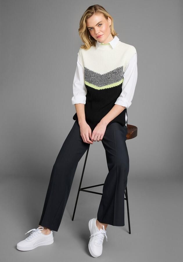 Laura Scott Lange blouse met borstzak - Foto 2