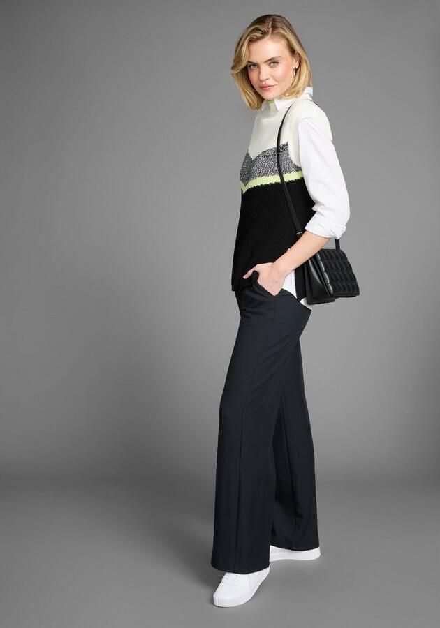 Laura Scott Lange blouse met borstzak