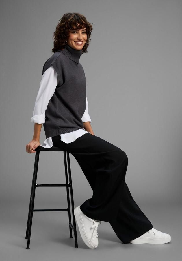 Laura Scott Slip-over zachte overgangsbreisel met coltrui nieuwe collectie - Foto 3