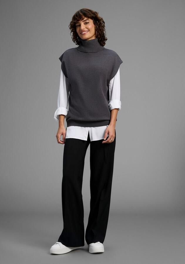 Laura Scott Slip-over zachte overgangsbreisel met coltrui nieuwe collectie - Foto 4