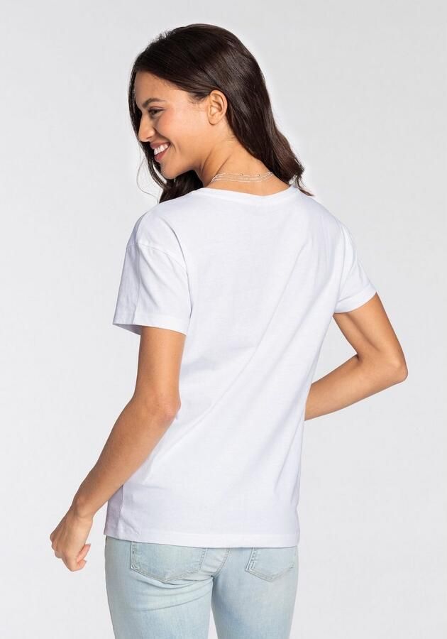 Laura Scott T-shirt Korte mouwen figuurvolgende snit van elastische single jersey - Foto 5