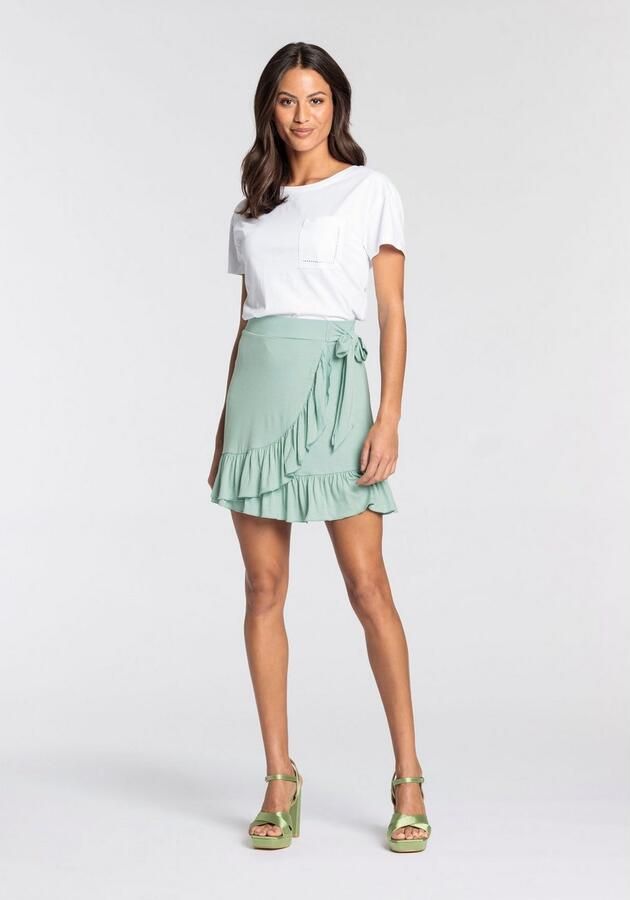 Laura Scott T-shirt Korte mouwen figuurvolgende snit van elastische single jersey - Foto 6