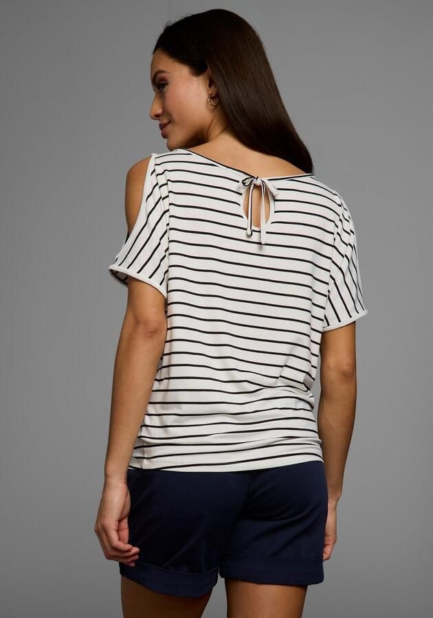 Laura Scott T-shirt met cut-out effect op de schouders - Foto 3