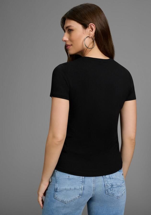 Laura Scott T-shirt met folieprint nieuwe collectie - Foto 3