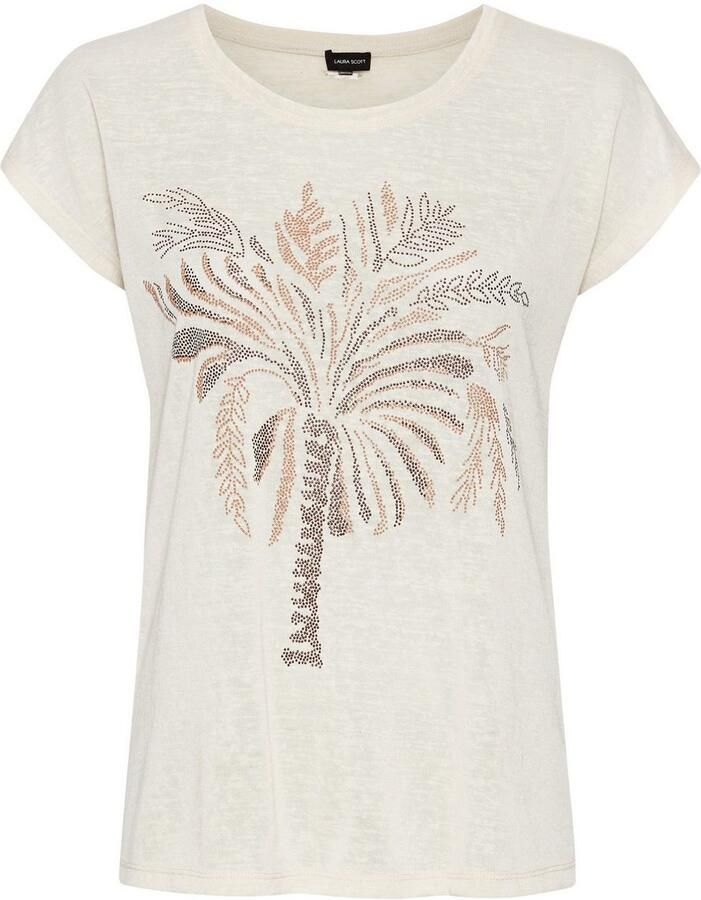Laura Scott T-shirt met glinsterdruk