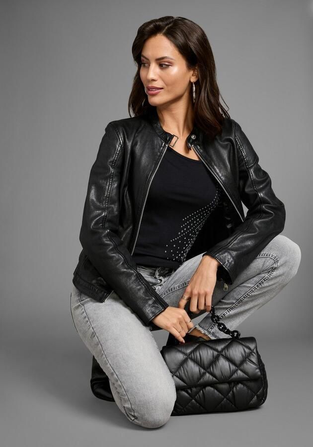 Laura Scott T-shirt met glinstersteentjes - Foto 8