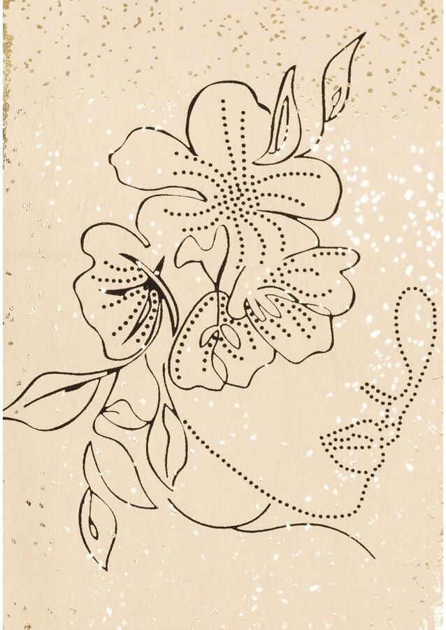 Laura Scott T-shirt met goudkleurige print - Foto 2