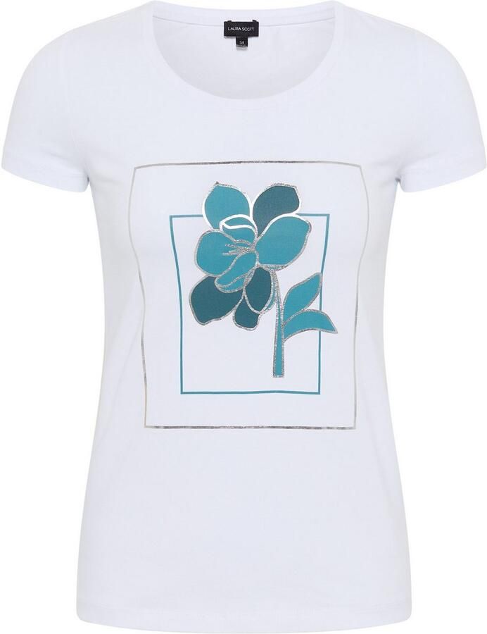 Laura Scott T-shirt met modieuze frontprint