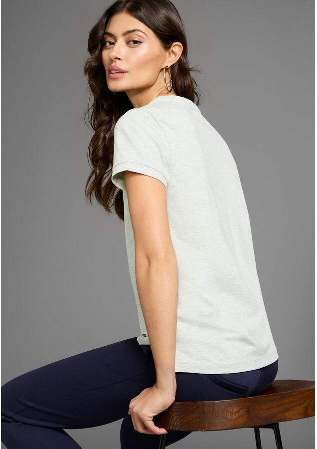 Laura Scott T-shirt met opgenaaide tekst - Foto 2