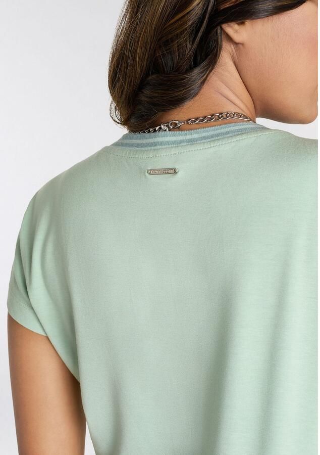 Laura Scott T-shirt met sportieve v-hals - Foto 3