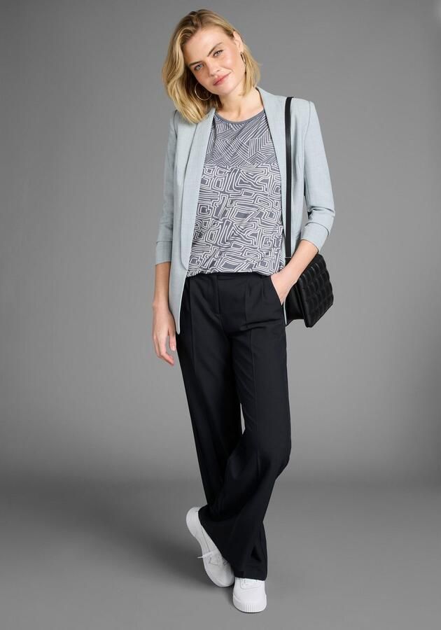 Laura Scott T-shirt met stijlvolle patroonmix in grafisch design - Foto 4