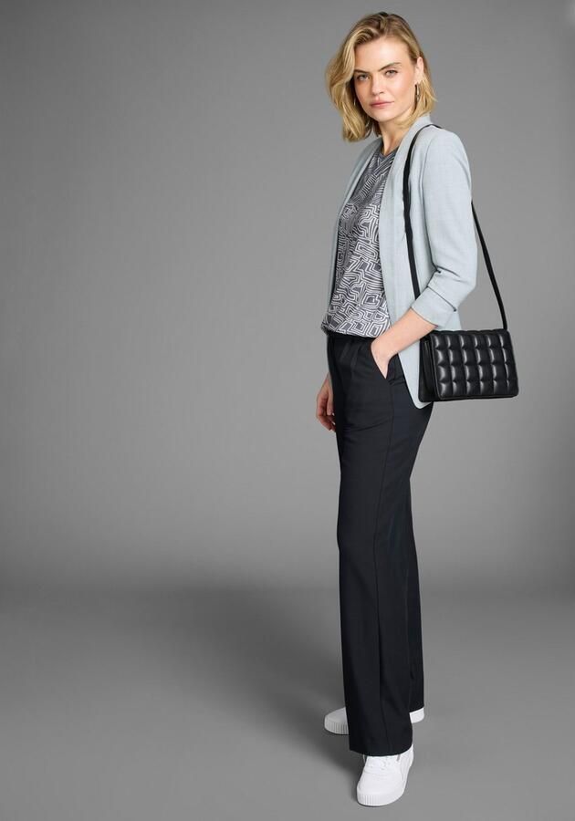 Laura Scott T-shirt met stijlvolle patroonmix in grafisch design - Foto 5