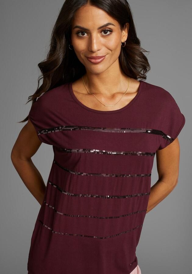 Laura Scott T-shirt mouwloos heuplengte met glinsterende pailletten nieuwe kleuren - Foto 3