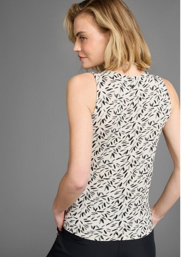 Laura Scott Tanktop in vrouwelijke stijl met v-hals & strik - Foto 2