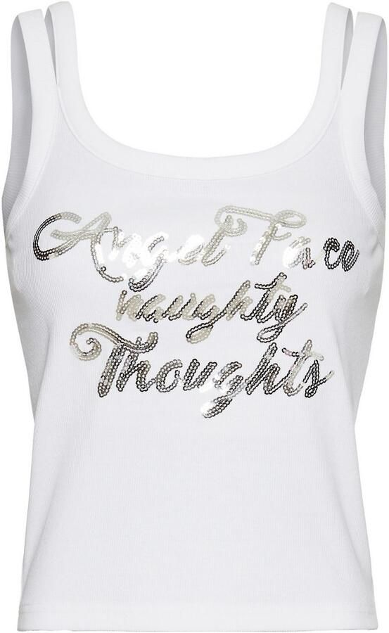 Laura Scott Tanktop met opvallende pailletten - Foto 6